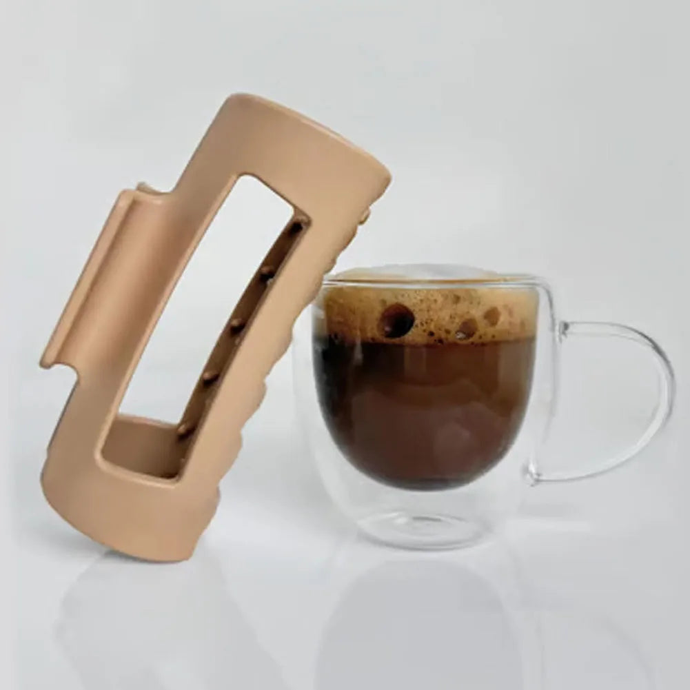 4-1PCS Soft Hair Claw Cloud Clips Elastic Fashion Shark Cozy Clip Flexible Unsnappable Claw Clips Summer Beach Hair Accessories